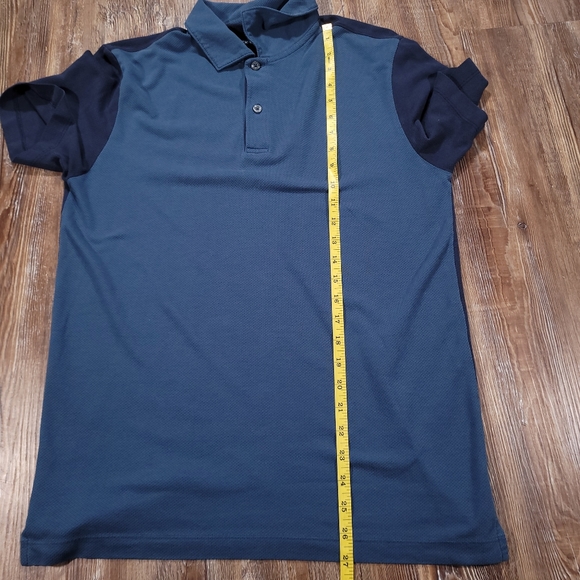 Mack Weldon For Daily Wear ColorBlock Comb Cotton Blend Soft Preppy Polo Medium - Picture 8 of 9